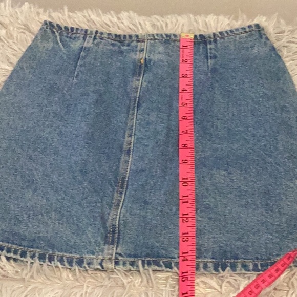 Pull & Bear denim mini skirt size 26 - Picture 5 of 5